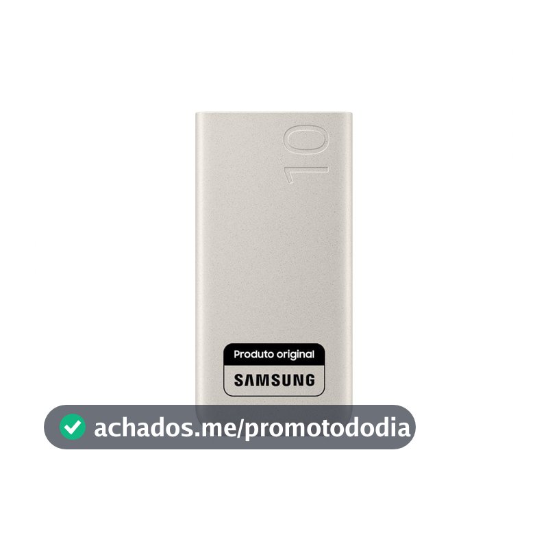 Bateria Carregador Portátil 2x USB-C, 10000mAh, Super Rápida 25W - Samsung - Bateria para Celular