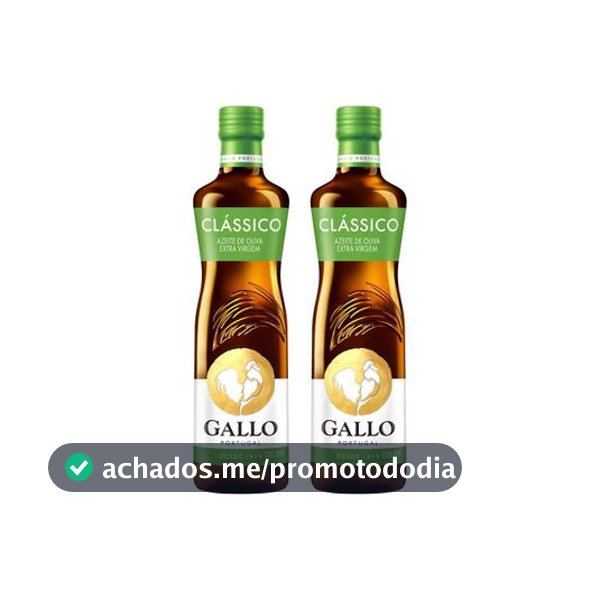 Kit Azeite de Oliva Gallo Clássico Extravirgem - 500ml 2 Unidades - Azeite