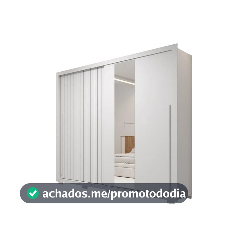 Guarda-roupa Casal 4 Gavetas 2 Portas Caemmun Romanus