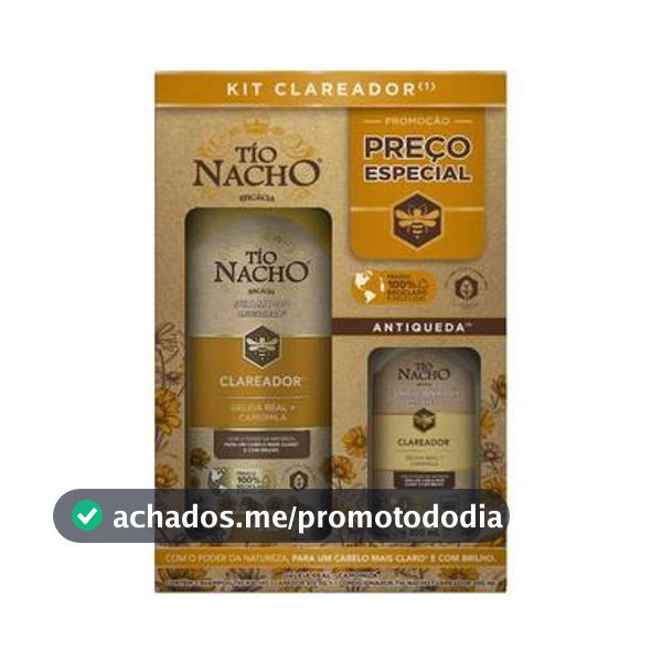 Tio Nacho Kit Clareador SH 415ml + Cond 200ml
