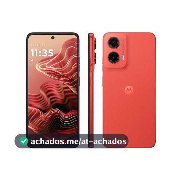 Smartphone Motorola Moto G35 256GB Coral 5G 4GB RAM+8GB Ram Boost 5G 6,7" Câm. Dupla + Selfie 16MP