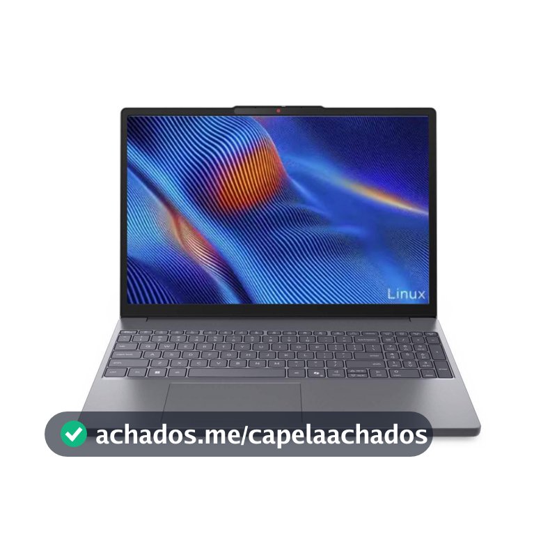 Notebook Lenovo IdeaPad Slim 3 15IRU10 Intel Core 3 100U 8GB 256GB SSD Linux 15.3" - 83NUS00000 Luna Grey