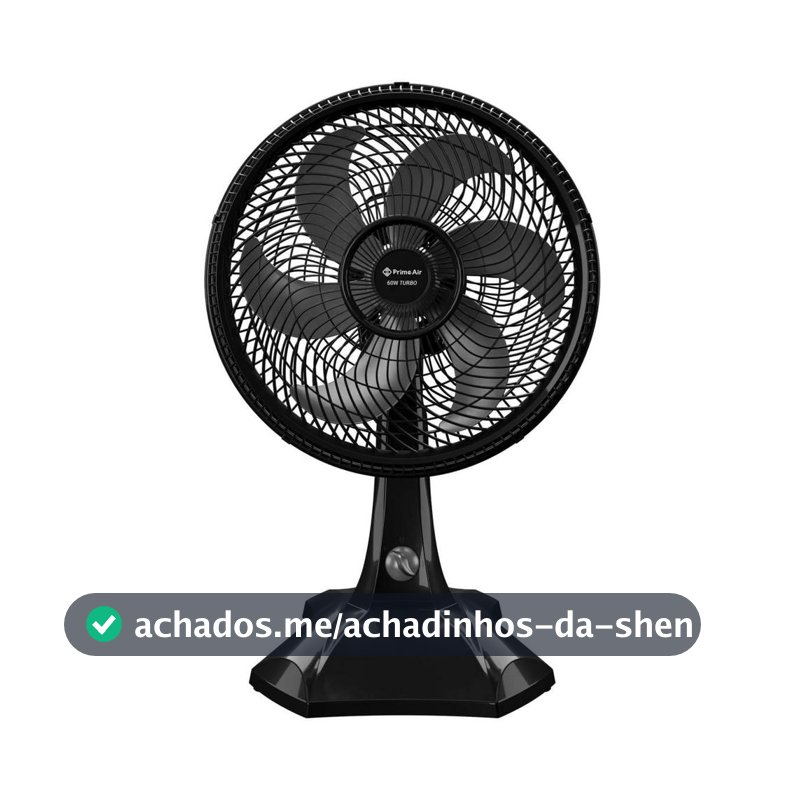 Ventilador Prime Air 36cm Maxx Force 6 pás 60W AVTE300 - Britânia - Ventilador de Mesa - Magazine Abudpromos