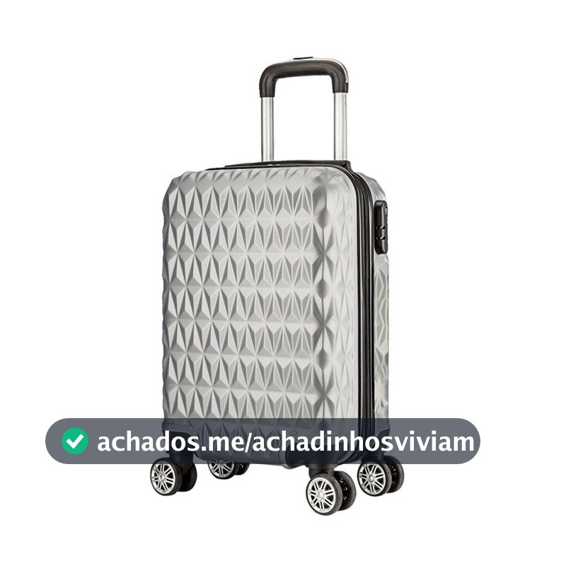 Mala De Viagem Bordo Pequena 10kg P+ Em Abs Padrão Anac