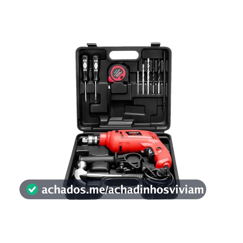 Furadeira de Impacto Mondial 650W 2 Velocidades