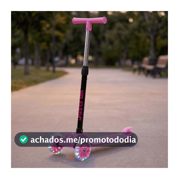 Patinete Infantil 3 Rodas De Led Dobrável Scooter Crianças