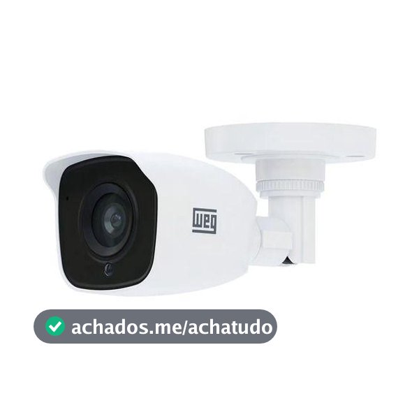 Câmera Segurança Analógica Ip Bullet Weg Wcam Branco HD720P - Câmera de Segurança Analógica - Magazine Achadoshardware