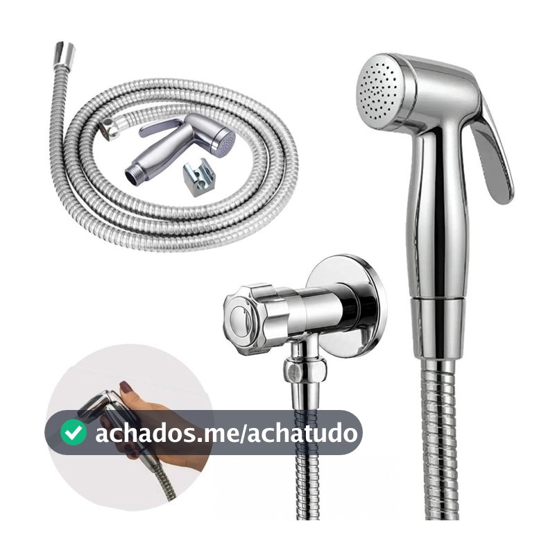 Ducha Higiênica banheiro Inox Abs Metal aço Cromada chuveirinho Higiênico - Profield - Ducha Higiênica - Magazine In_738651