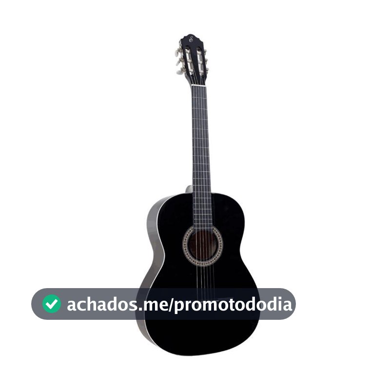Violao giannini n14 bk estudo nailon preto