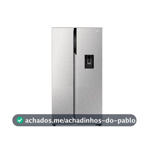 Geladeira/Refrigerador Haier Frost Free Inox Side by Side 523L HSS541