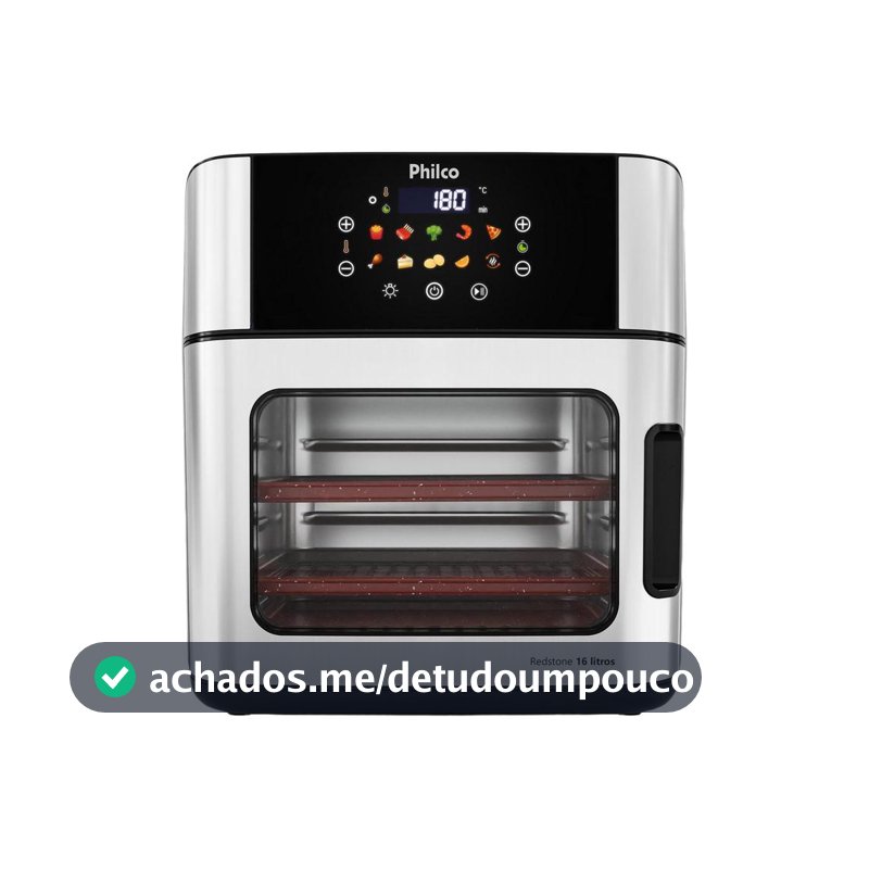 Air Fryer Philco Redstone PAF16A Preto com Timer 16L