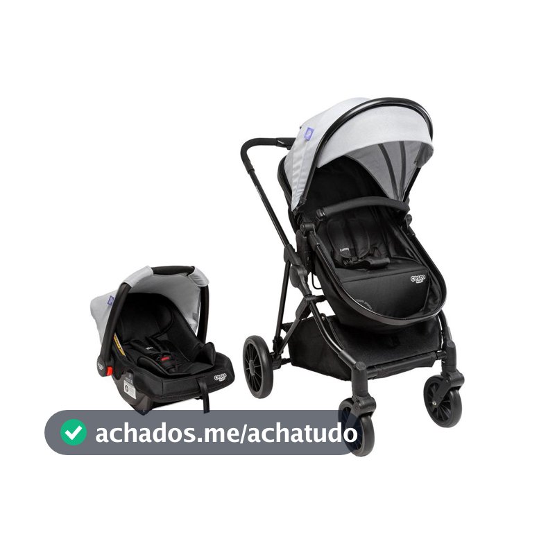 Carrinho de Bebê com Bebê Conforto Cosco Kids Lummy Duo até 22kg