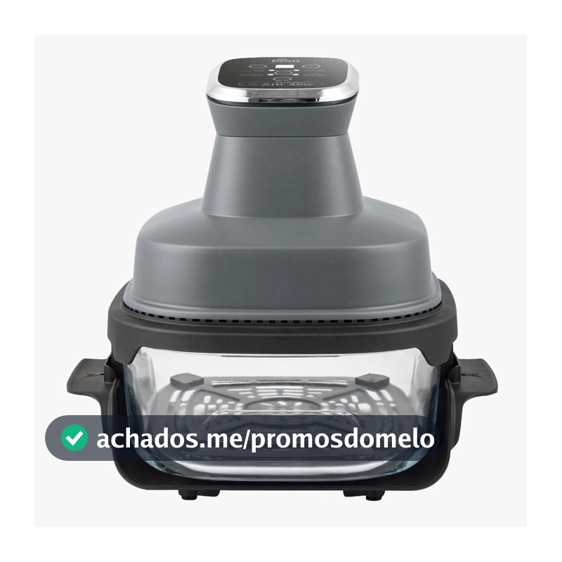 Air Fryer com Cesto de Vidro 4L 1500W AFV101 Fritadeira Elétrica com Tampa Kian