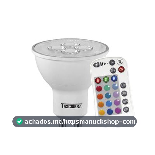 Lâmpada Colorida LED TDL RGB 5W - Taschibra - Lâmpada Inteligente - Magazine Queropromolulu