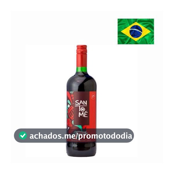 Vinho Brasileiro Tinto Suave San Tomé 1L - Vinho