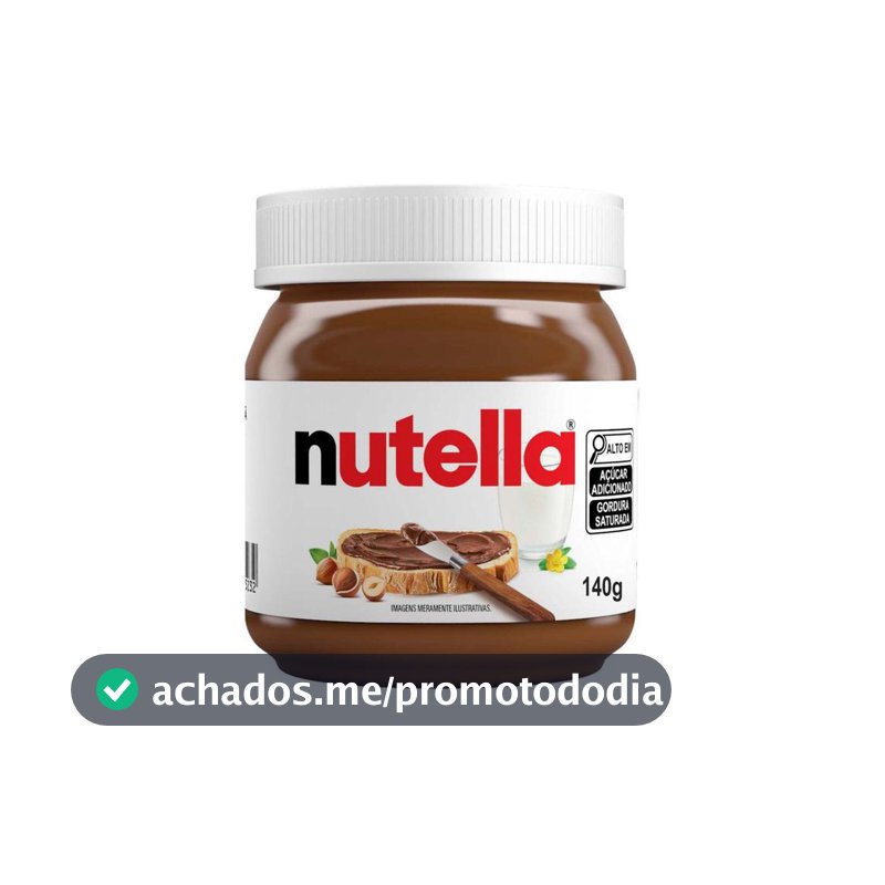 Creme de Avelã com Cacau Nutella Ferrero 140g