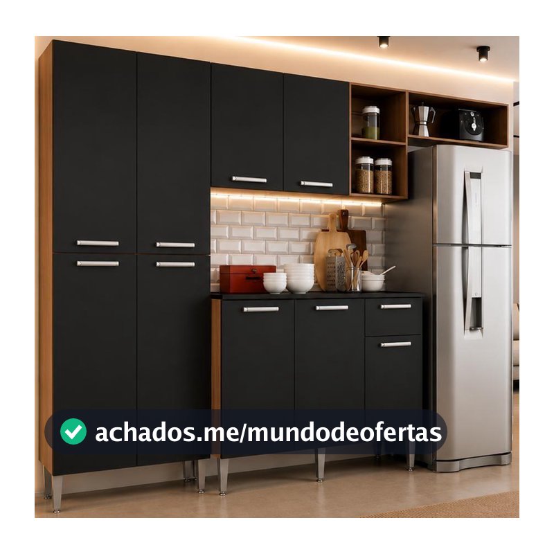 Armário de Cozinha Compacta Pequim Multimóveis V2933