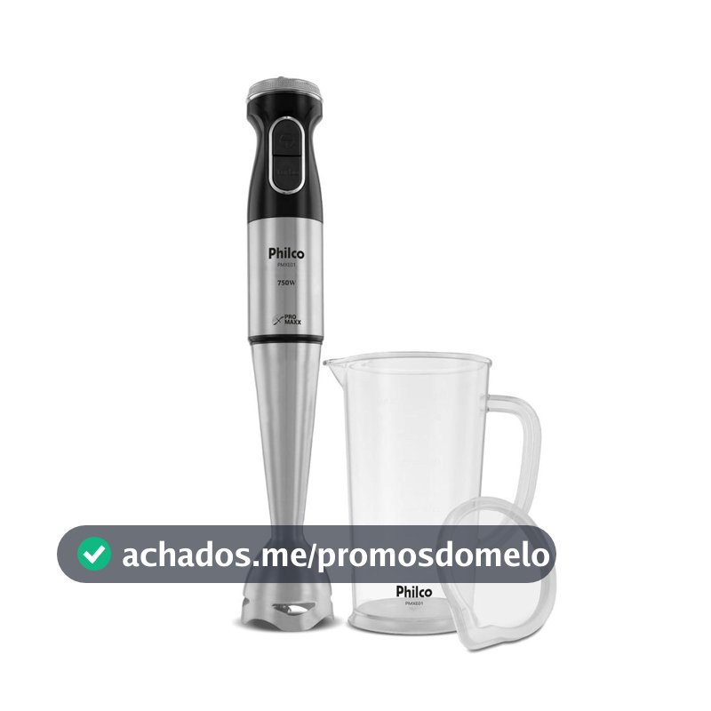 Mixer Philco Inox com Copo 1050ml 750W PMXE01 - Mixer - Magazine Sacafarelli