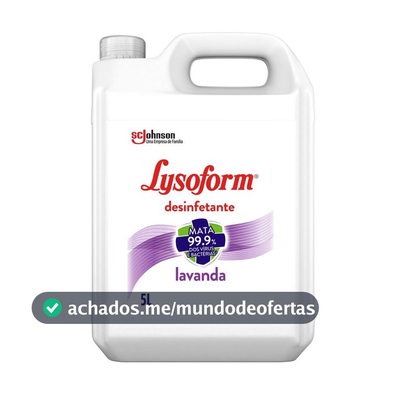 Desinfetante Líquido Lysoform Lavanda 5L
