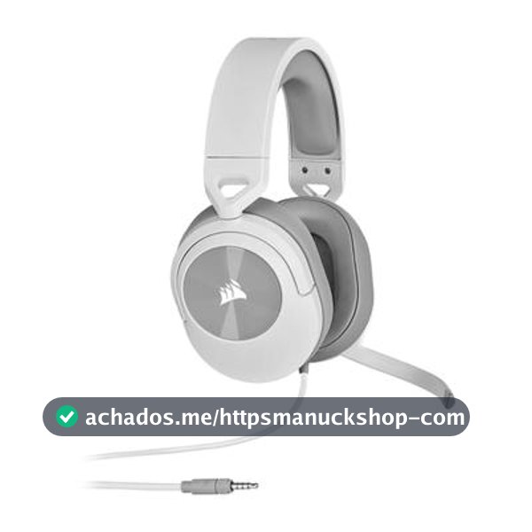 Headset Gamer Corsair HS55 Surround v2, Branco - CA-9011390-WW