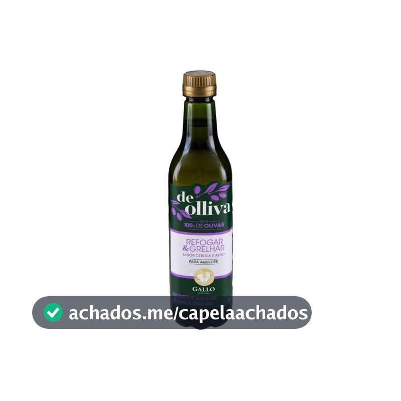 Óleo Composto de Oliva Gallo Cebola e Alho 500ml