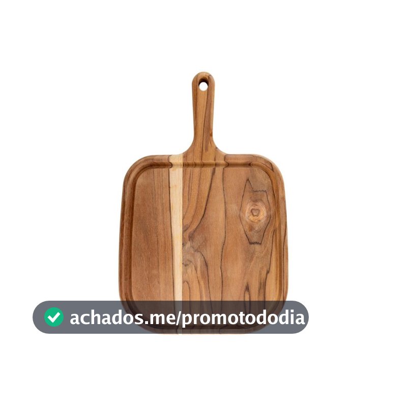 Tábua para Steak de Madeira Retangular Tramontina Provence 40x27cm