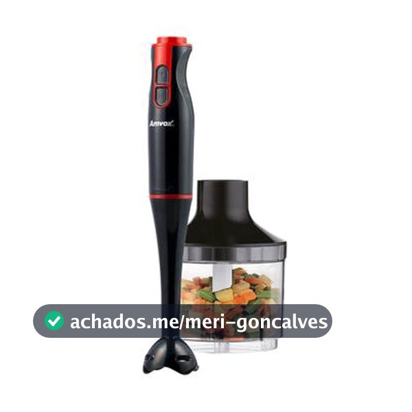 Mixer com Processador 2 em 1 400W Amvox APR400 Preta 127V