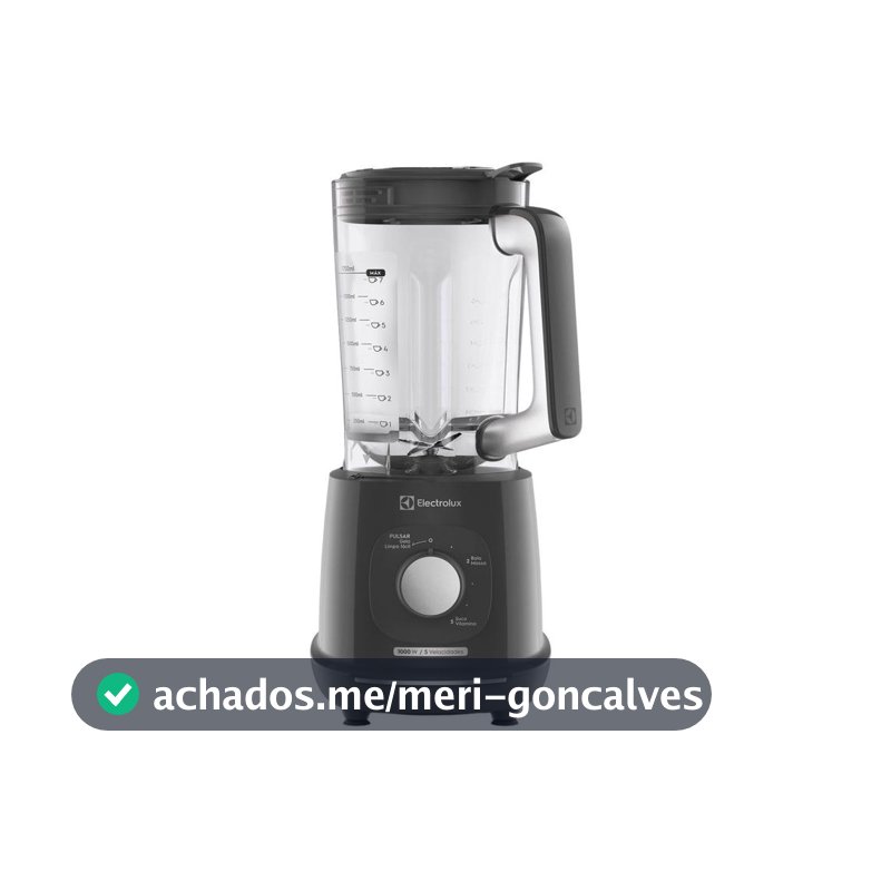 Liquidificador Electrolux EBL1000 5 Velocidades 1000W Cinza 4610AVBR402