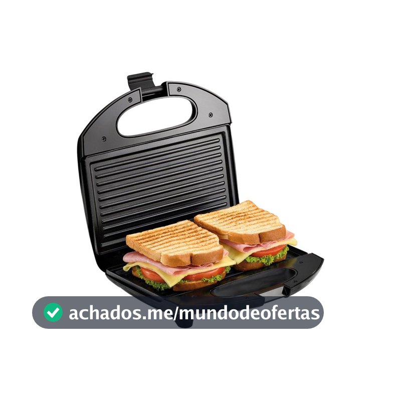 Sanduicheira e Grill Elgin Brunch Time 800W Chapa Antiaderente 127V
