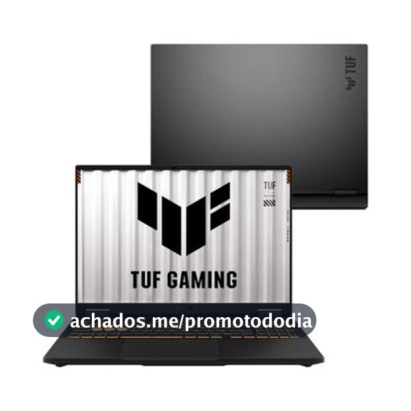 Notebook ASUS TUF Gaming F16 FX608JMR NVIDIA RTX 5060 Intel Core i5 14a 16GB RAM 512GB SSD Windows 11 Home 16" LED FHD IPS Jaeger Gray RV260W