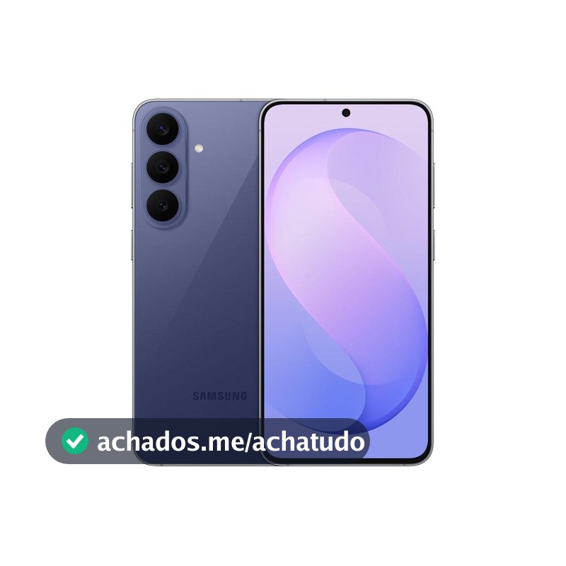 Smartphone Samsung Galaxy S26 FE 128GB 5G 8GB RAM Azul Cobalto 6,7" Câm. Tripla + Selfie 12MP
