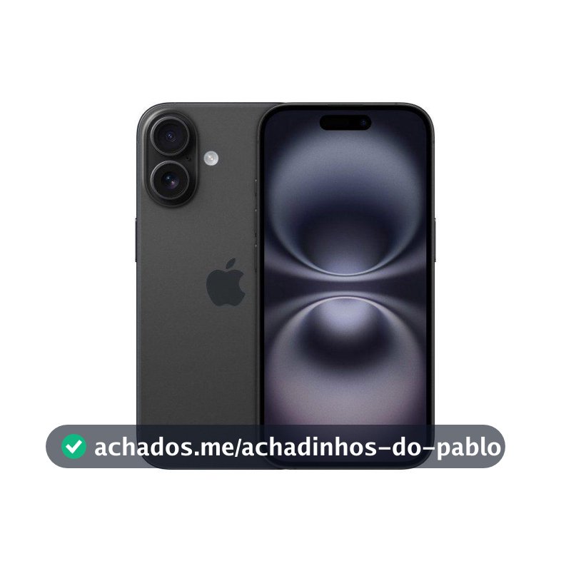 Apple iPhone 16 128GB Preto 6,1" 48MP iOS 5G