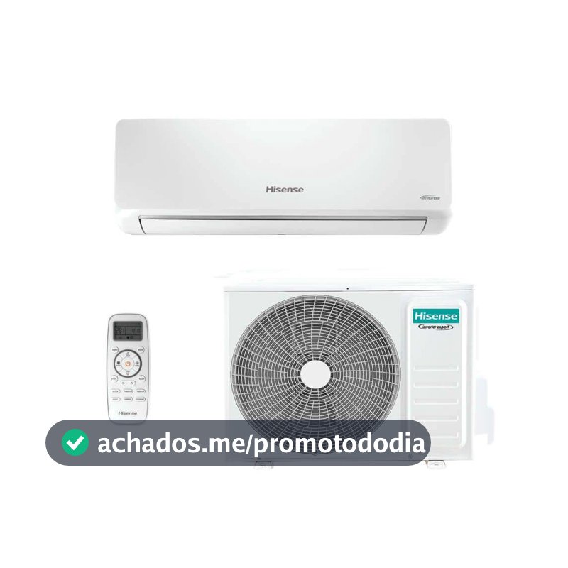 Ar Condicionado Split Inverter Hi Wall WiFi Hisense Connect 12000 BTUs Frio AS12TW2RLD  220V