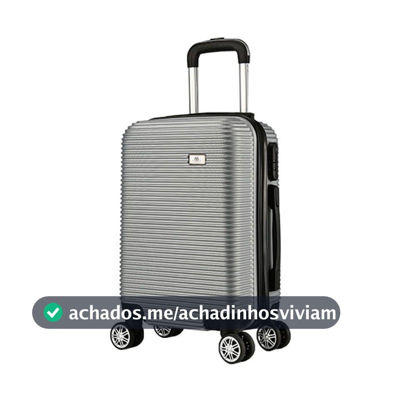 Mala de Viagem Grande 23Kg Eagle 77x48x30 Em Abs C/ Rodinhas 360 AC32