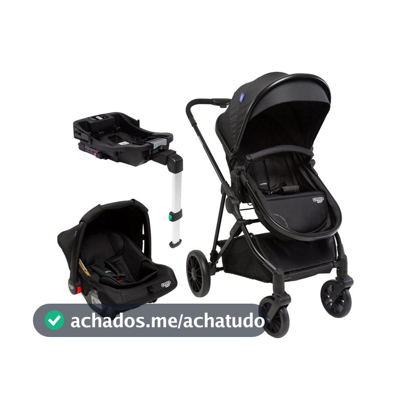 Carrinho de Bebê com Bebê Conforto Cosco Kids Lummy Trio até 22kg