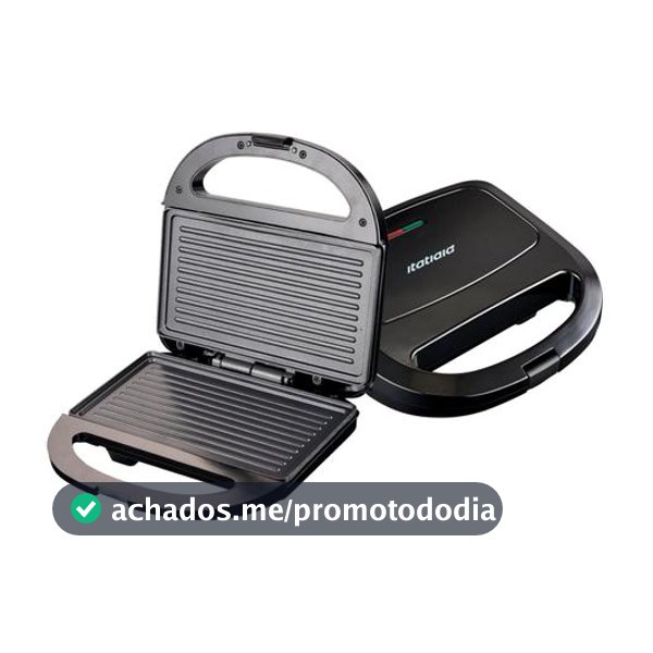 Sanduicheira Grill Itatiaia Essencial 750W Preto SDESS2003