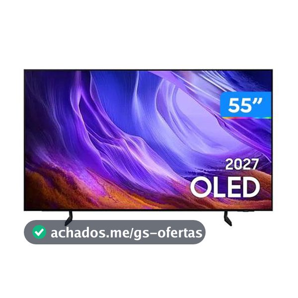 Smart TV 55" Samsung 4K UHD OLED S85H One UI Tizen QN55S85HAEXZD 2027