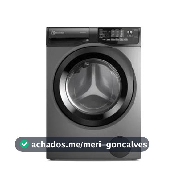 Lava e Seca Electrolux 12kg LSC12 Inverter Água Fria e Quente Cinza Ônix