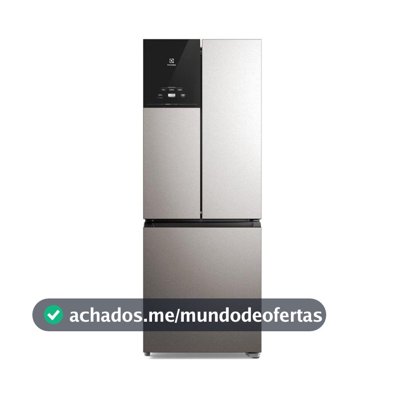 Geladeira/Refrigerador Electrolux Frost Free French Door Inox Look 484L Efficiente IM7S