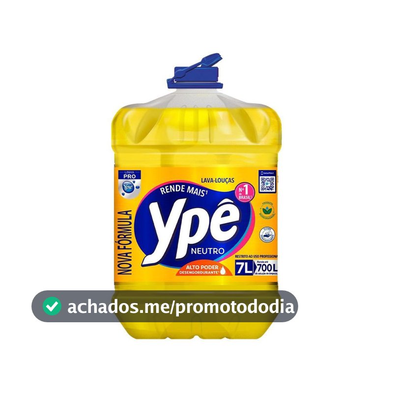 Detergente Ypê Neutro Pro 7l - Detergente