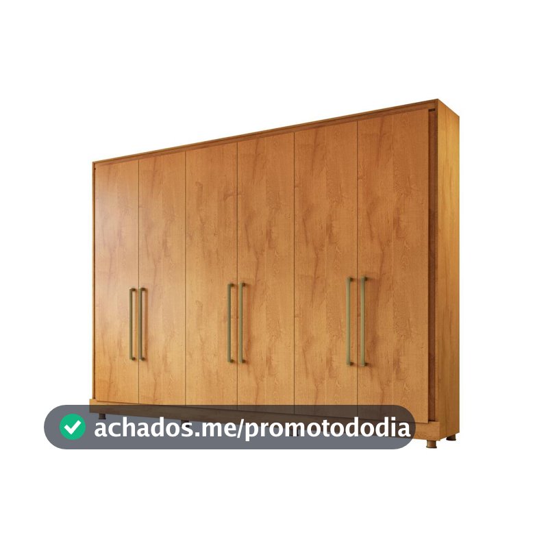 Guarda-roupa Casal 6 Gavetas 6 Portas Made Marcs Apollo