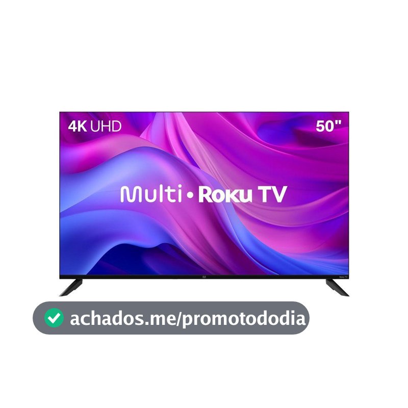 Smart TV DLED 50 4K Roku 4 HDMI 2 USB Wi-Fi Multi - TL059EX - Smart Tv - Magazine Cacaprom0