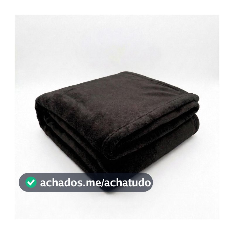 Mantinha Cobertor Soft Casal Ultra Macio Luxo Aconchego 2,00m x 1,80m 01 Peça