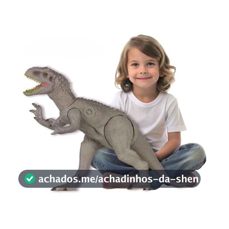 Boneco indominus - rex jurassic world gigante com rugidos reais - jurassic world - mimo brinquedos - Bonecos - Magazine Sacafarelli