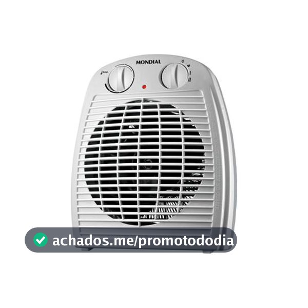 Aquecedor A Ar Mondial Cinza e Branco 2000W A08 - Aquecedor Elétrico - Magazine Promodasheilinha