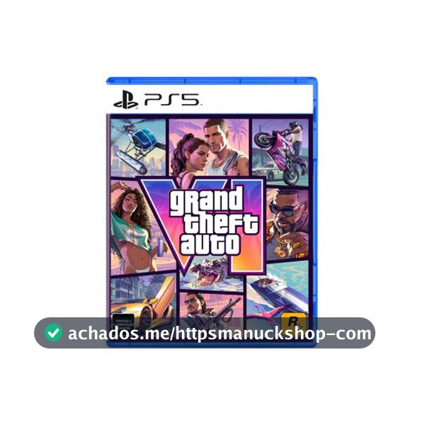 Jogo Grand Theft Auto VI (GTA 6) PS5 - Code in Box Pré-venda - Lançamento 19/11