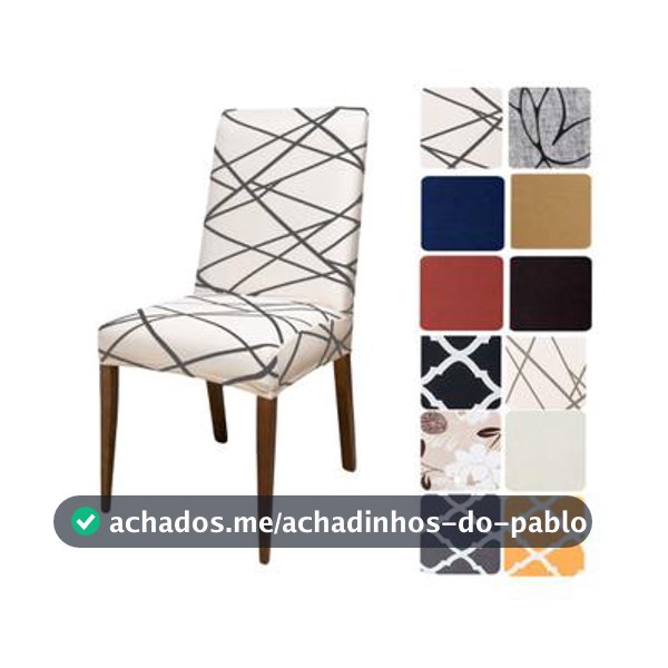 Kit 4 Capas de Cadeira Spandex Sala de Jantar Premium - CDCS - Capa para Cadeira - Magazine Dgbrpromo