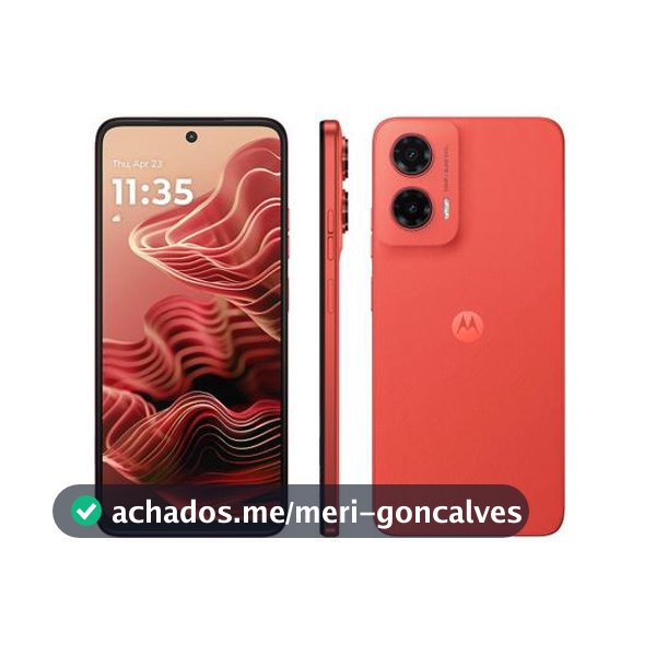 Smartphone Motorola Moto G35 256GB Coral 5G 4GB RAM+8GB Ram Boost 5G 6,7" Câm. Dupla + Selfie 16MP