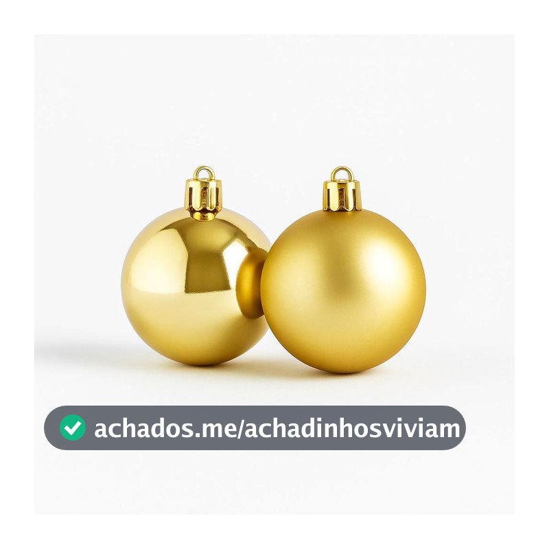 Kit Enfeite Bola Mista Champagne Decoração Arvore Natal 5PCS - Wincy - Bola de Natal - Magazine In_2936609