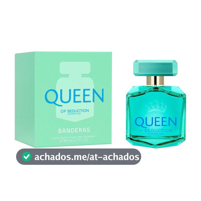 Perfume Banderas Queen of Seduction Summerland Feminino Eau de Toilette 80ml - Perfume Feminino - Magazine Promooriginaisfem